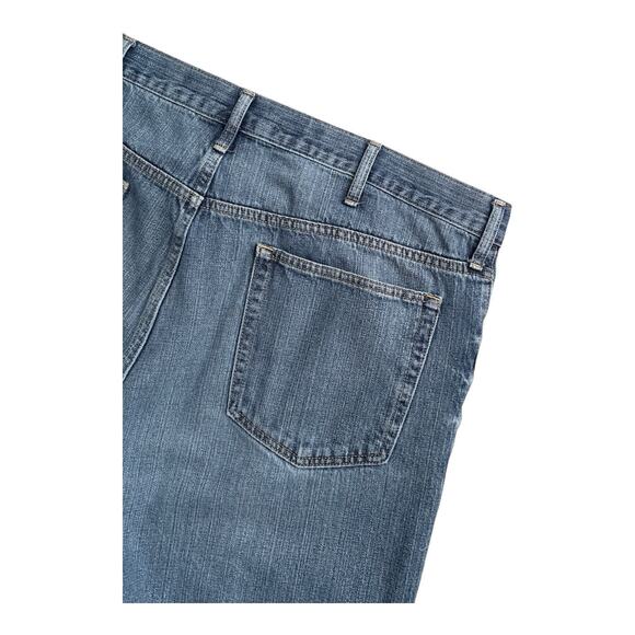 OLD NAVY Mens Size 42 Regular Fit Straight Leg Denim Blue Jeans 29.5" Inseam - Picture 3 of 6